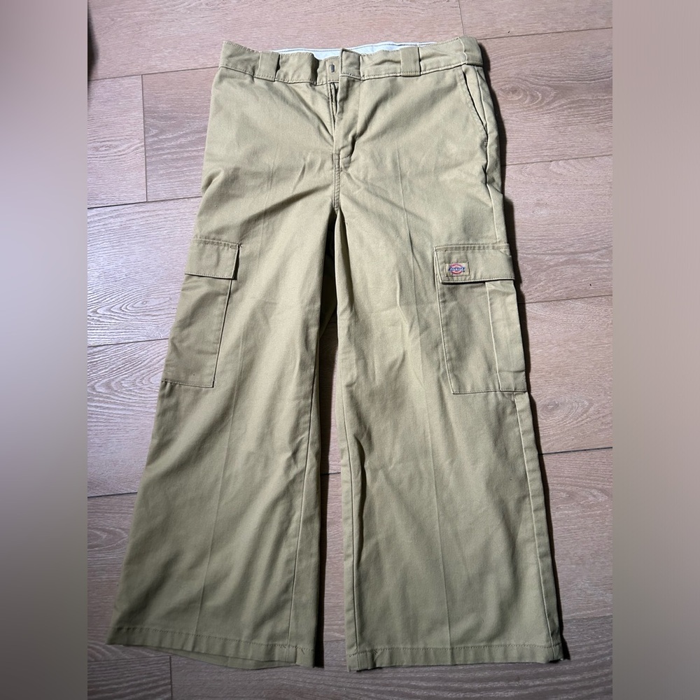 Dickies Green/Beige Cargo Pants for Women
